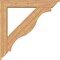 Ekena Millwork Funston Traditional Smooth Bracket w/ Offset Brace, Western Red Cedar, 7 1/2"W x 46"D x 46"H BKT0806X46X46FST01SWR - alternate 2